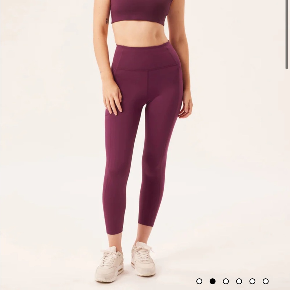 Girlfriend Collective - Plum Compressive Pocket Legging - S